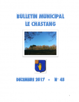 Bulletin Municipal Décembre 2017